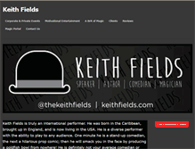 Tablet Screenshot of keithfields.com